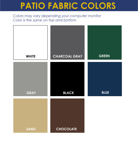 Carefree of Colorado Vinyl Marquee Over-the-Door Replacement Fabric - Tough Top Awnings