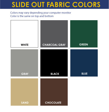 Slide-Out Topper Vinyl Replacement Fabric - Tough Top Awnings