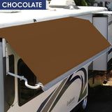 Photo of chocolate replacement fabric for a Carefree Of Colorado Omega Vinyl Awning With Valance  by Tough Top Awnings