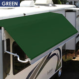 Photo of green replacement fabric for a Carefree Of Colorado Omega Vinyl Awning With Valance  by Tough Top Awnings